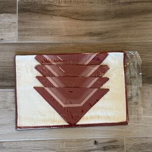 NWT Deadstock Vintage Cacharel set of 4 placemats and napkin set